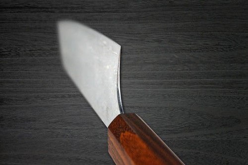 Yoshimi Kato 63 Layer VG10 Black Damascus EJ8B Japanese Chefs Bunka Knife 170mm with Black Urushi Lacquered Enju Handle