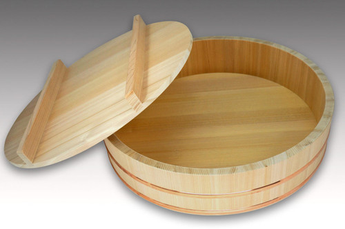 Lid of Wooden Sushi Rice Bowl Sushi Oke Hangiri 420mm 16.5inch