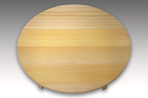 Wooden Sushi Rice Bowl Sushi Oke Hangiri Rice Mixing Tub with Lid SET 420mm 16.5inch