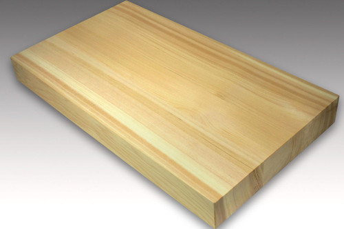 Kiso Hinoki Japanese Thick Wood Cutting Board Antibacterial Professional Grade 600 x 330 x H60mm