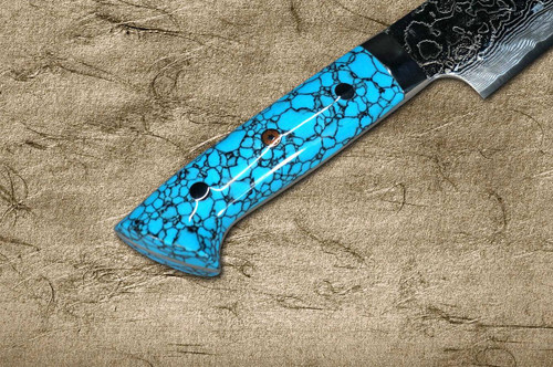 Takeshi Saji R2 Diamond Finish Damascus TCA Japanese Chef's