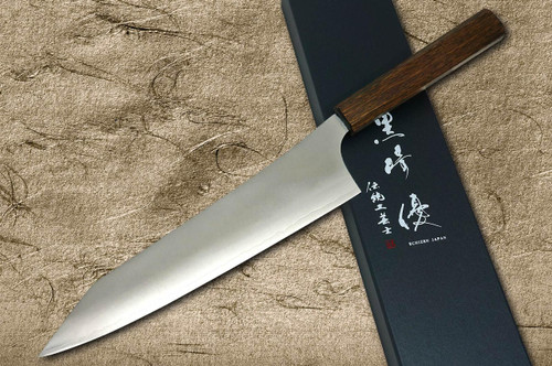 Yu Kurosaki HAP40 GEKKO WA OK8M Japanese Chefs Gyuto Knife 270mm with Urushi Lacquered Oak Handle