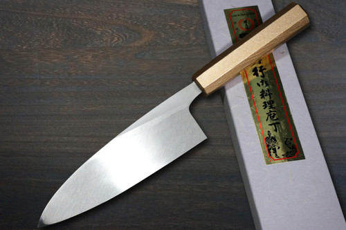 Sakai Takayuki INOX Japanese-style Nanairo Chefs Deba Knife 180mm ABS Resin Handle Gold-Pearl