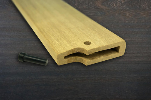 Left Handed Magnolia Saya Sheath with Ebony Pin for 330mm YanagibaSashimi