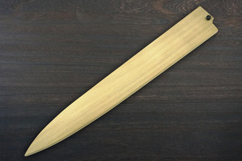 Left Handed Magnolia Saya Sheath with Ebony Pin for 300mm FuguhikiSashimi