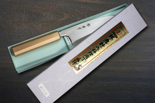 Sakai Takayuki INOX Japanese-style Nanairo Chefs Deba Knife 165mm ABS Resin Handle Gold-Pearl