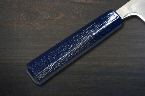 Sakai Takayuki INOX Japanese-style Nanairo Chefs Deba Knife 165mm ABS Resin Handle Blue-Pearl