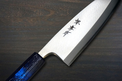 Sakai Takayuki INOX Japanese-style Nanairo Chefs Deba Knife 165mm ABS Resin Handle Blue-Tortoiseshell
