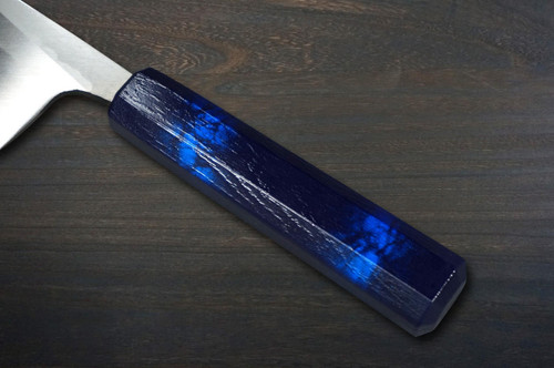 Sakai Takayuki INOX Japanese-style Nanairo Chefs Deba Knife 165mm ABS Resin Handle Blue-Tortoiseshell