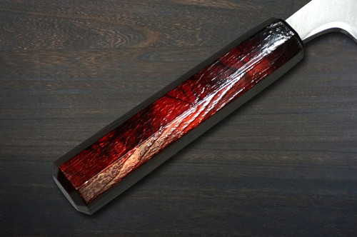 Sakai Takayuki INOX Japanese-style Nanairo Chefs Deba Knife 165mm ABS Resin Handle Wine-Tortoiseshell