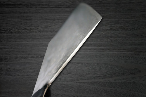 Takeshi Saji VG10 Black Damascus DHW Japanese Chefs Chinese Cooking Knife 220mm with White Antler Handle