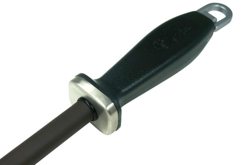 Knife Sharpening Rod Knife Honing Tool 250mm Ceramic - Black