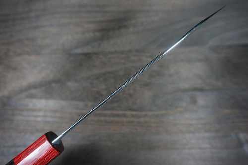 Kei Kobayashi R2 Damascus Special Finished RS8R Japanese Chefs NakiriVegetable 165mm with Red-Ring Octagonal Handle