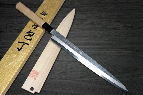 義弘Gingami No.3Damascus Suminagashi G3SN 日本厨师用柳叶刀