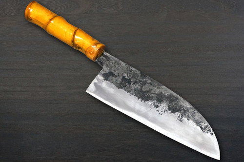 Shojiro Yasugi Steel Kurouchi (Bamboo Handle) Japanese Chef's