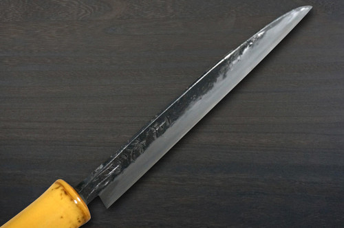 Shojiro Yasugi Steel Kurouchi (Bamboo Handle) Japanese Chef's Petty Knife(Utility) 130mm 