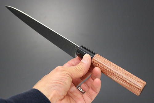 Kanetsune KC-950 DSR-1K6 Stainless Hammered Japanese Chef's Knife SET (Gyuto240-Gyuto210-Gyuto180-Slicer240-Slicer210-Santoku-Vegetable-Petty-Mini Deba) 