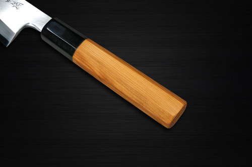 [Left Handed] Sakai Takayuki Tokujyo Supreme (White 2 steel) Japanese Chef's Wa-Garasuki(Boning) 180mm with Japanese Yew Handle 