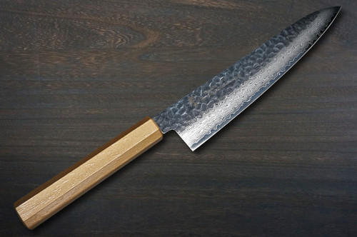 Sakai Takayuki 33-Layer VG10 Damascus Nanairo Chef's Gyuto Knife 210mm ABS Resin Handle [Gold-Pearl] 