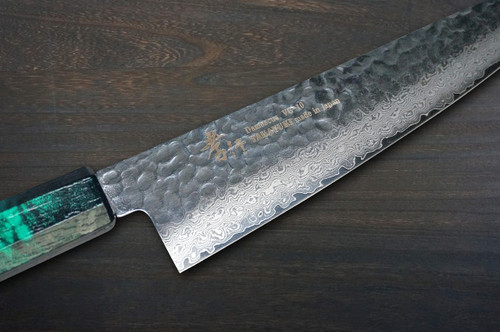NRC エヌアールシー LUXE.65.ZAFFIRO ザフィーロ Sakai Takayuki 33-Layer VG10 Damascus Nanairo Chef's Gyuto Knife