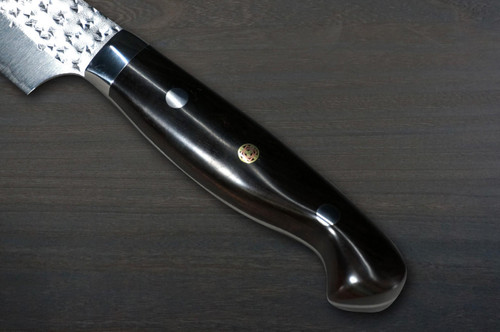Yu Kurosaki R2(SG2) Hammered SENKO-EI Custom EBC Japanese Chef's Slicer(Sujihiki) 270mm with Ebony Handle 