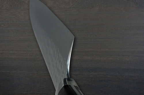 Yu Kurosaki R2(SG2) Hammered SENKO-EI Custom EBC Japanese Chef's Gyuto Knife 210mm with Ebony Handle 