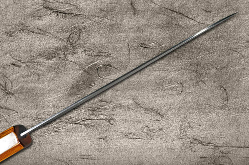 Sakai Takayuki GINGA ZA-18 69-Layer Damascus Japanese Chef's Santoku Knife 180mm with Japanese Lacquered Gloss Oak Handle 