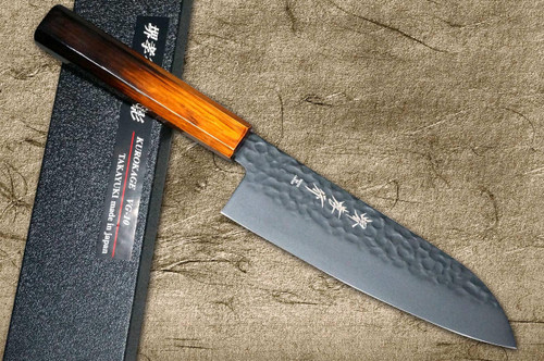 Sakai Takayuki Non-Stick Coating VG10 Hammered WA KUROKAGE
