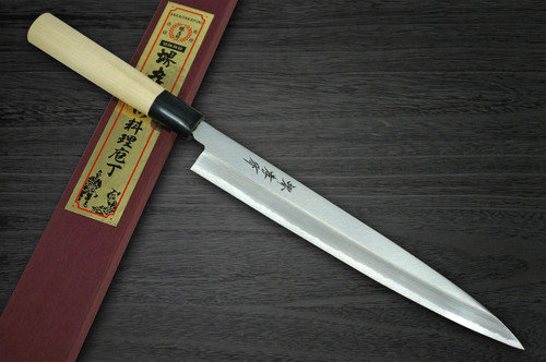 Sakai Takayuki Kasumitogi (White steel) Japanese Chef's Yanagiba