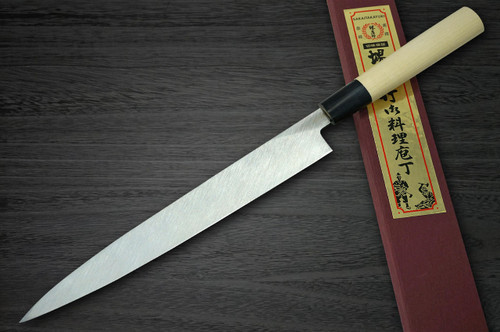 Sakai Takayuki Kasumitogi Buffalo Tsuba Japanese Chef's Yanagiba(Sashimi) 330mm 