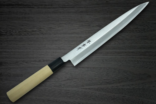 Sakai Takayuki Kasumitogi Buffalo Tsuba Japanese Chef's Yanagiba(Sashimi) 330mm 