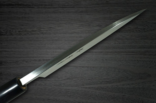 Sakai Takayuki Kasumitogi Buffalo Tsuba Japanese Chef's Deba Knife 165mm 