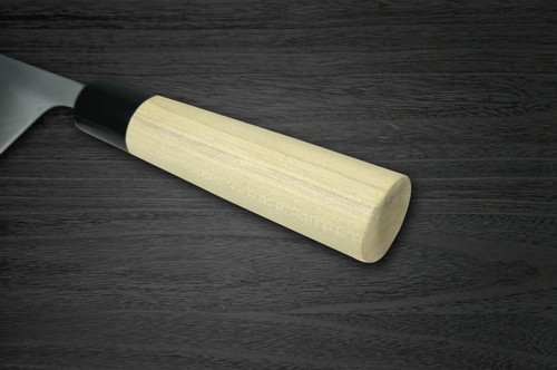 Sakai Takayuki Kasumitogi Buffalo Tsuba Japanese Chef's Deba Knife 165mm 