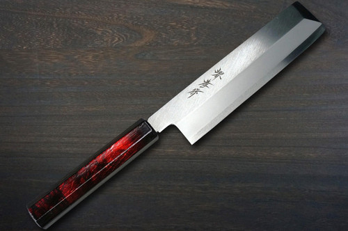 Sakai Takayuki INOX Japanese-style Nanairo Chef's Usuba(Vegetable) 180mm ABS Resin Handle [Wine-Tortoiseshell] 