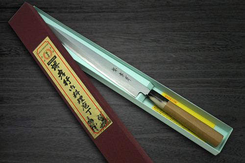 [Left Handed] Sakai Takayuki Kasumitogi Buffalo Tsuba Japanese Chef's Yanagiba(Sashimi) 300mm 