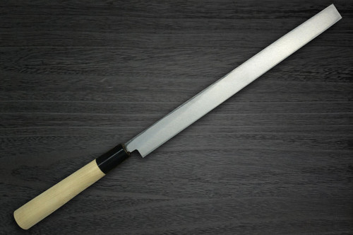[Left Handed] Sakai Takayuki Kasumitogi Buffalo Tsuba Japanese Chef's Takohiki(Sashimi) 210mm 