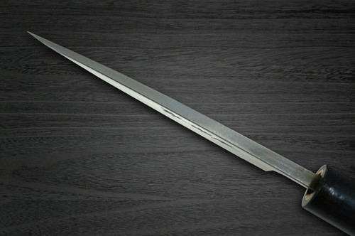 [Left Handed] Sakai Takayuki Kasumitogi Buffalo Tsuba Japanese Chef's Deba Knife 225mm 