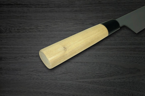 [Left Handed] Sakai Takayuki Kasumitogi Buffalo Tsuba Japanese Chef's Hone-Kiri 270mm 