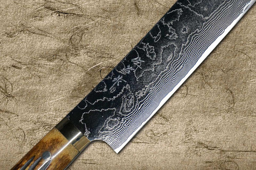 Takeshi Saji R2 Diamond Finish Damascus DHM Japanese Chef's