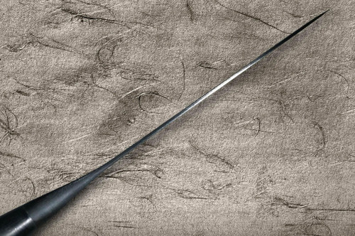 Muneaki EDOUCHI White Steel Kurouchi Japanese Chef's Gyuto Knife 165mm with WhiteOak Handle 