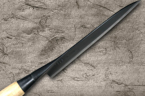 Muneaki EDOUCHI White Steel Kurouchi Japanese Chef's Gyuto Knife 165mm with WhiteOak Handle 