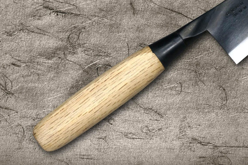 Muneaki EDOUCHI White Steel Kurouchi Japanese Chef's Gyuto Knife 165mm with WhiteOak Handle 