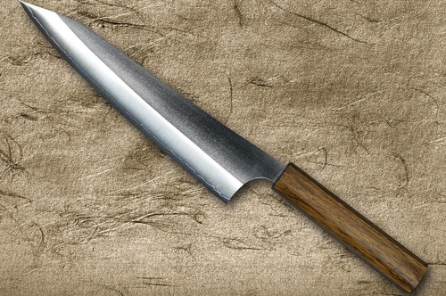 Yu Kurosaki VG-XEOS NEW GEKKO WA OK8M Japanese Chef's Gyuto Knife 210mm with Urushi Lacquered Oak Handle 