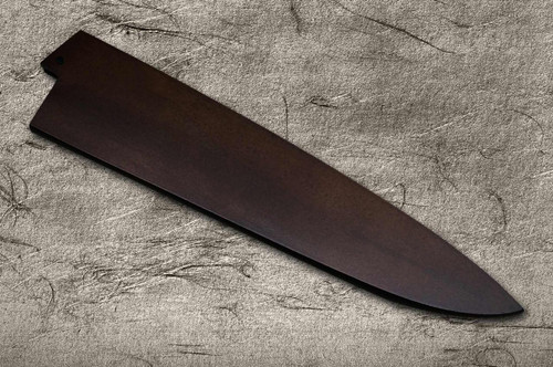 Magnolia Saya Sheath Dark Brown [with Ebony Pin] for 270mm Chef Knife(Gyuto) 