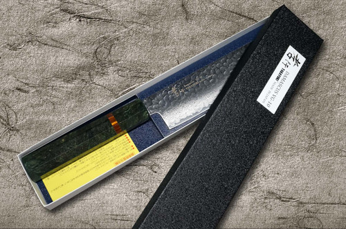 Sakai Takayuki 33-Layer VG10 Damascus STW Chef's Nakiri(Vegetable) 160mm with Stabilized Hybrid Wood Handle [SUI] 