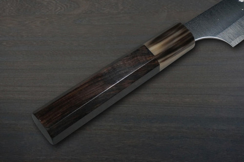 Yu Kurosaki VG-XEOS NEW GEKKO WA EB8W Japanese Chef's Slicer(Sujihiki) 240mm with White Buffalo Ring Ebony Handle 
