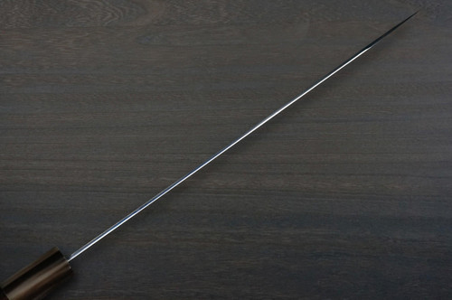 Yu Kurosaki VG-XEOS NEW GEKKO WA EB8W Japanese Chef's Slicer(Sujihiki) 240mm with White Buffalo Ring Ebony Handle 