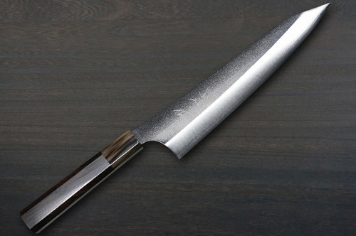 Yu Kurosaki VG-XEOS NEW GEKKO WA EB8W Japanese Chef's Gyuto Knife 210mm with White Buffalo Ring Ebony Handle 