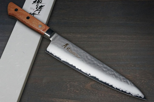 Masahiro Japanese Steel (Metal Tsuba) Chef's Santoku Knife 175mm