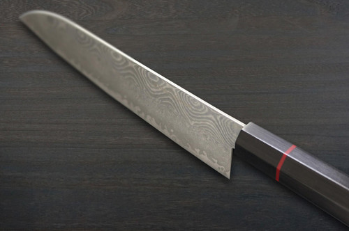 Kanetsune 101-Layer Damascus NAMISHIBUKI Japanese Chef's Santoku